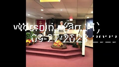 Worship (Part 1) 09-27-2023