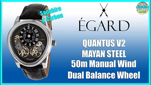 This Watch Is Nuts! | Égard Quantus V2 50m Manual Microbrand Unbox & Review