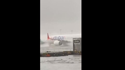 Apocalyptic Video Shows Dubai Airport After Reported "Cloud Seeding" [WHY NOT DOUSE CALIFORNIA FIRES THIS WAY?]