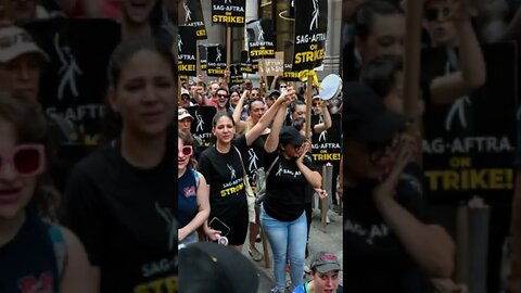 Dwayne Johnson Gives SEVEN Figures to SAG-AFTRA Foundation & Actors Guild Rallying In Times Square