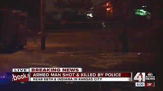 Armed man shot, killed by police