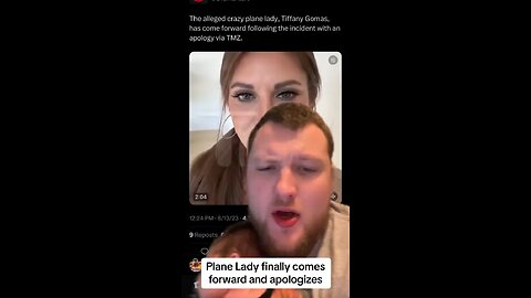 Plane Lady finally comes forward and apologizes #tiffanygomas #planefreakout #alien #reptilian