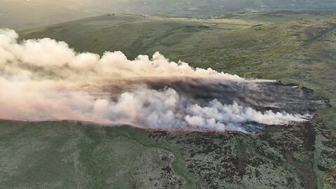 Marsden Moor wildfire