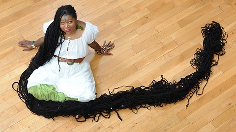 Meet The Rapunzel That Owns The World's Longest Dreadlocks