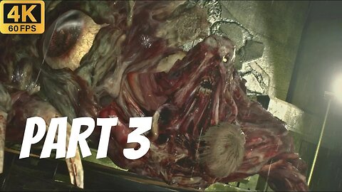 RESIDENT EVIL 2 Walkthrough Gameplay Part 3 (Claire B) [4K 60FPS] - No Commentary (Full Game)