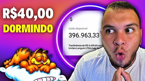 R$40,00 Sem Fazer Nada [Paga NA HORA] GANHAR DINHEIRO em CASA