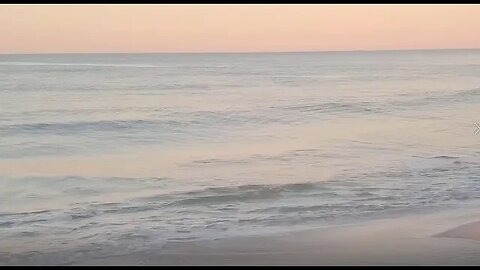 Soft sound at the beach, relaxing and enjoying a warm summer day