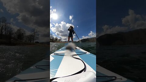 Windy Test Paddle of the Kokopelli Chasm Lite #shorts