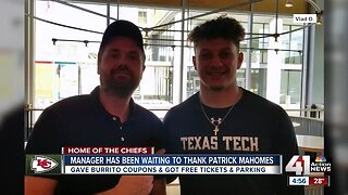 Fan has been waiting to thank Patrick Mahomes