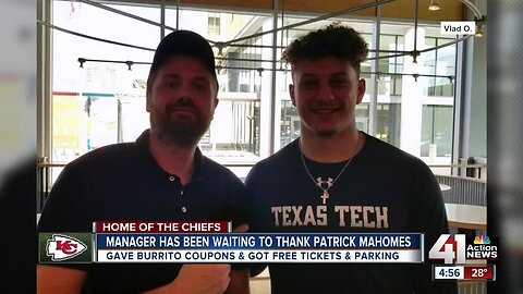 Fan has been waiting to thank Patrick Mahomes