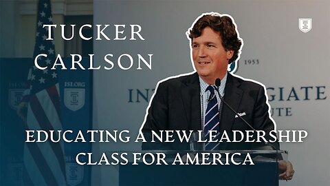 Tucker Carlson Update Nov 6: "Tucker Carlson's Full Speech At Isi's 70th Anniversary Gala"