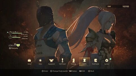 Tales of Arise [2] through the gates of fire! Tsundere princess, edgelord, and owl girl, old dude.