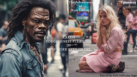 FLASHBACK S4E14 KAREN FORGIVENESS PLEADING IN NEW YORK CITY OF DIS - Rick Liberty AI Art Video Book