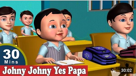 Johny Johny Yes Papa Nursery Rhymes The Best 3D Animation Rhymes & Songs for Children