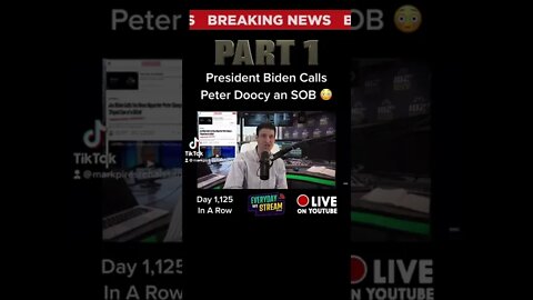 PETER DOOCY SLAYED BY JOE BIDEN #shorts #short #biden #sleepyjoe #lol