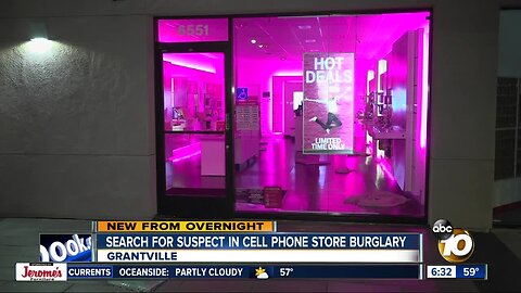 Grantville cell phone store burglarized