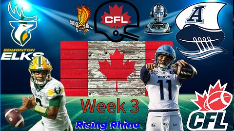 Edmonton Elks Vs Toronto Argonauts Week 3 Watch Party With AI Co-Host