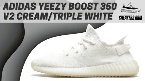 Adidas Yeezy Boost 350 V2 Cream/Triple White - CP9366 - @SneakersADM