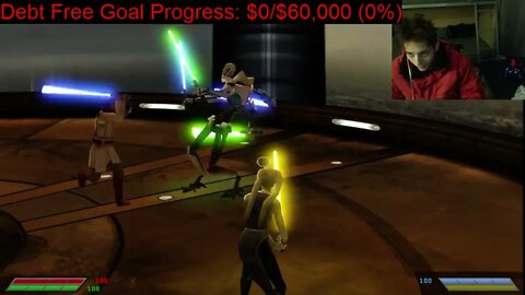 General Grievous VS Obi Wan Kenobi In A Battle With Commentary In Star Wars Jedi Knight Jedi Academy