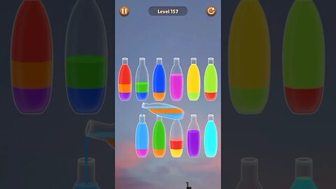 Water Sort level 157 #game #gamer #gaming #shorts #viral #shortsvideo #trending #watersort #games