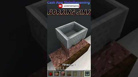 Working Minecart Sink | Minecraft