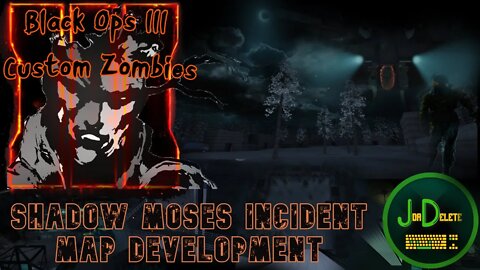 Black Ops III Custom Zombies Map Development - Shadow Moses Incident (SnowField / Blast Furnace))