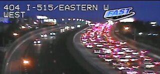 Crash closes northbound US 95 near Spaghetti Bowl