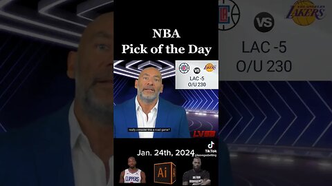 ⭐️#LAClippers vs #LALakers⭐️ #NBAPicks and #Predictions by Gary #Ai .🔥Battle of #LA 🔥 #shorts #Picks