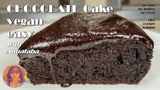 Chocolate Cake Vegan Easy | Without Oven | EASY RICE COOKER CAKE RECIPES