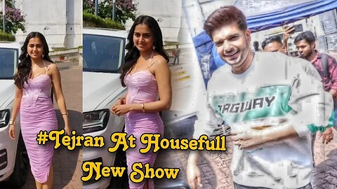 Tejaswi Prakash Arrives BF With Karan Kundra At New Show Entertainment Ki Raat Housefull