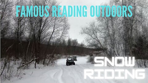 Snow Riding Famous Reading Outdoors Locust Gap & Darkwater with our Rzr 900 and friends