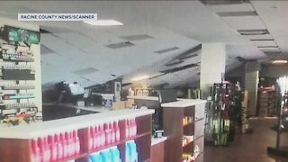 Truck drivers, employees escape gas station roof collapse in Racine County