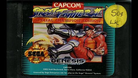 Street Fighter 2 Special Champion Edition Sega Genesis