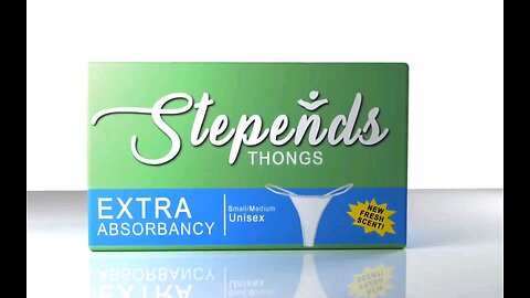 Stepends Thongs: Sexy and absorbent