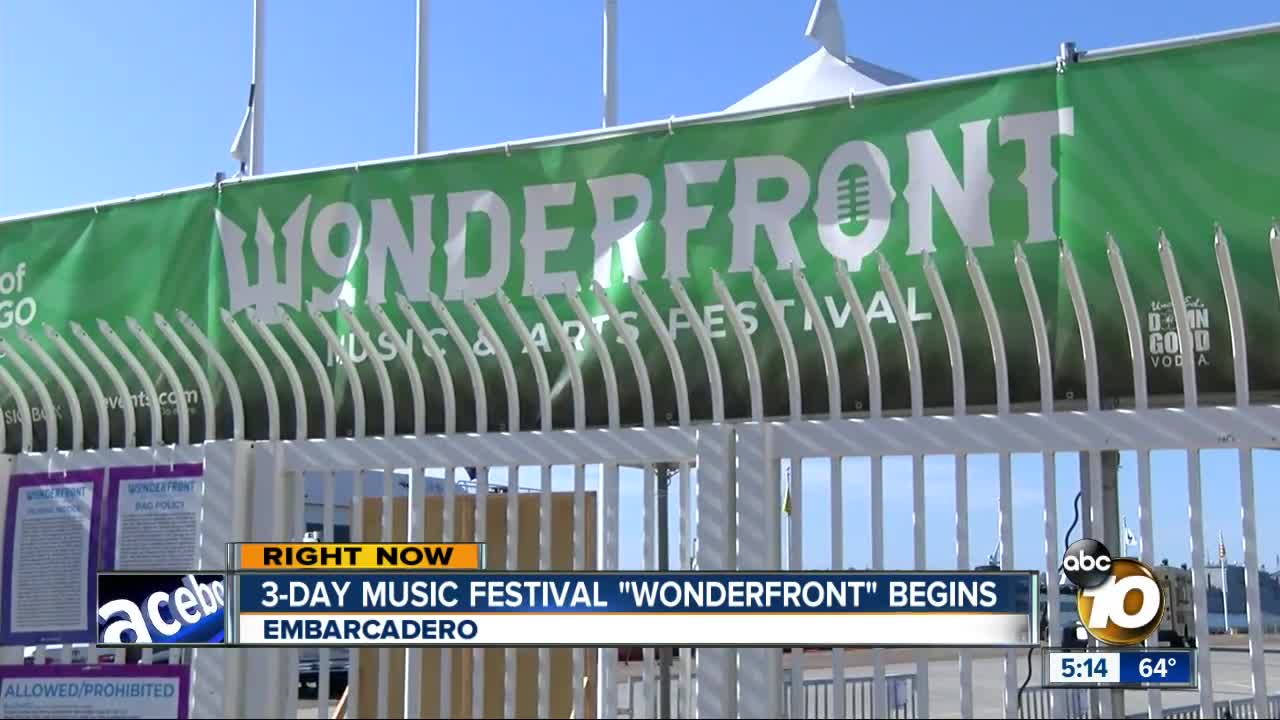 Wonderfront music festival kicks off in Downtown San Diego