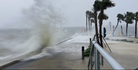 Tropical Storm Eta makes landfall on Florida coast