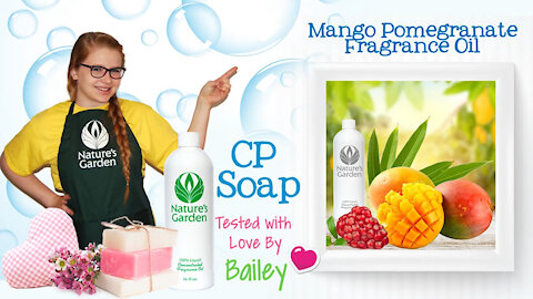 Soap Testing Mango Pomegranate Fragrance Oil- Natures Garden