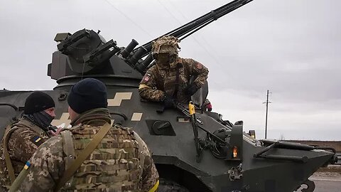 Bradley armored vehicles being deatroyed