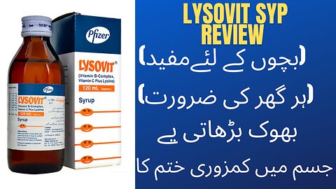 Lysovit syp all detail