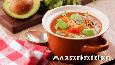 Keto Chicken Taco Soup Recipe