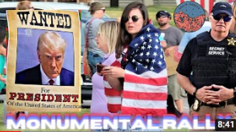 Donald Trump Visits Rapid City South Dakota With Kristi Noem For The Monumental Rally