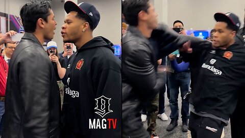 Devin Haney And Ryan Garcia Almost Throw Hands In Las Vegas! 🥊