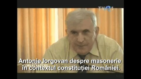 Antonie Iorgovan despre masonerie in contextul constitutiei Romaniei.