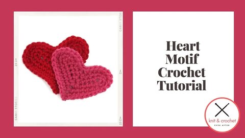 Left Hand Motif of the Month February 2014: Heart Motif Crochet Tutorial