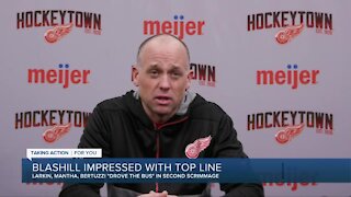 Blashill impressed with top line of Larkin, Mantha, Bertuzzi