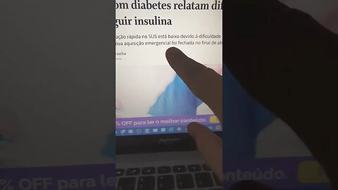 pacientes com diabetes relatam dificuldade em conseguir insulina... desgoverno lula genocida ??