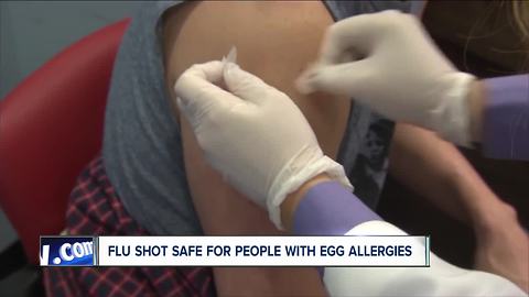 CDC offers new recommendations when it coems to flu shot and egg allergies