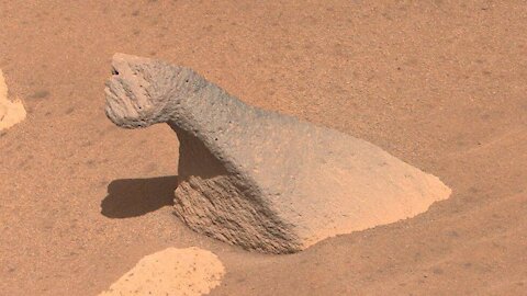 Perseverance Rover spots mysterious symbols embossed on a Martian rock?