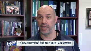 Basketball coach resign due to public harassment