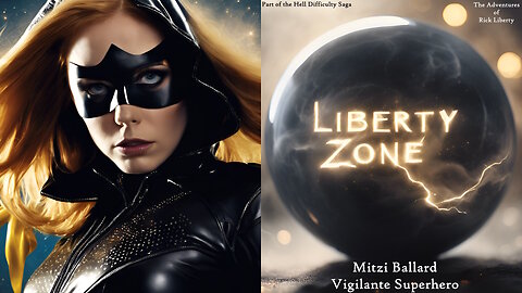 Liberty Zone S05E01 Mitzi Ballard Vigilante Heroine Superhero - Rick Liberty AI Art Video Book